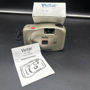 VTG Vivitar IC400 Panorama Camera Point & Shoot Camera IC 400 New In Box Manual